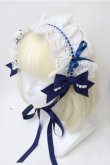 画像1: BABY,THE STARS SHINE BRIGHT / Fallin' Ribbonヘッドドレス  白ｘ青 S-25-11-13-007-BA-AC-AS-ZS (1)