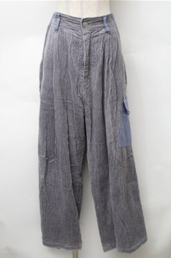 画像1: LAND by MILKBOY / コーデュロイパンツ  サックス S-25-11-13-062-MB-PA-AS-ZS (1)