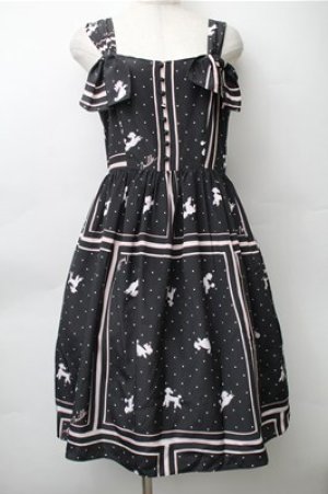 画像: MILK / プードルドレス  黒ｘピンク S-25-11-13-065-ML-SK-HR-ZS