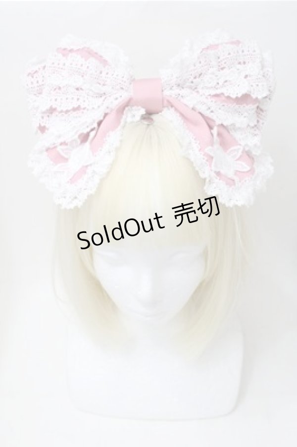 画像2: BABY,THE STARS SHINE BRIGHT / Romantic Dream Roseカチューシャ  ピンク S-25-11-13-008-BA-AC-AS-ZS (2)