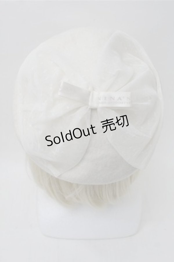 画像2: m petit by misako / NINA'Sコラボベレー  オフ S-25-11-13-013-LO-AC-AS-ZS (2)