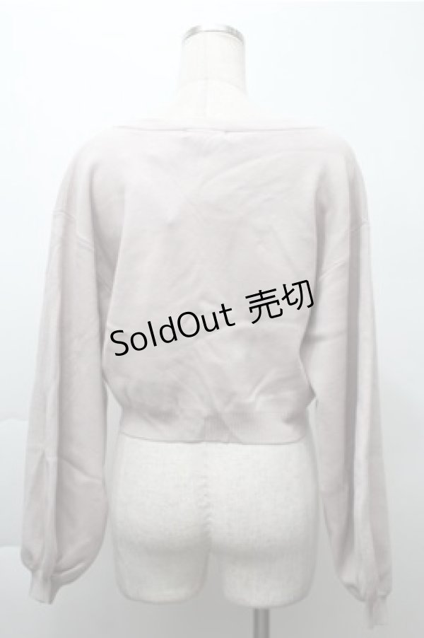 画像2: evelyn / クロスリボンカーデセット  ピンク S-25-11-13-026-LO-TO-HR-ZS (2)