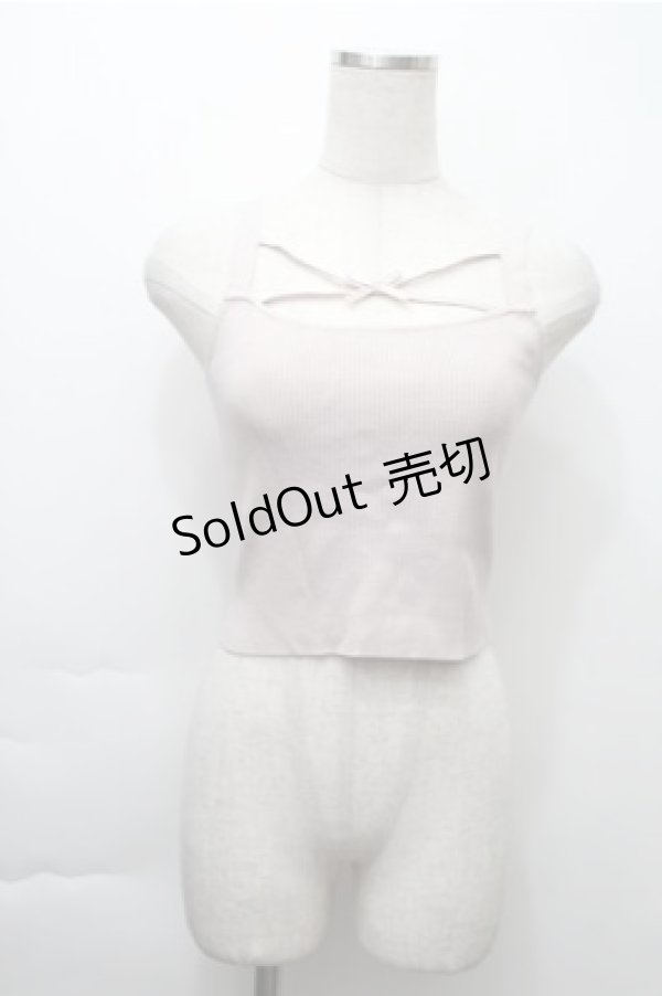 画像3: evelyn / クロスリボンカーデセット  ピンク S-25-11-13-026-LO-TO-HR-ZS (3)