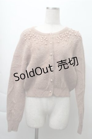 画像: an another angelus / パールニット  ブラウン S-25-11-13-030-CA-TO-AS-ZS