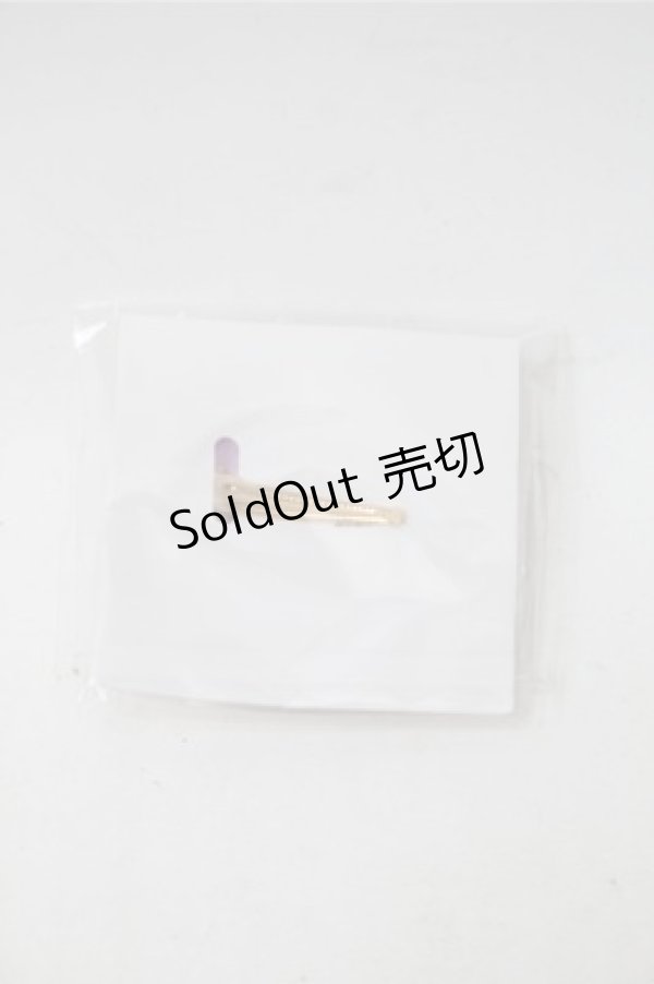 画像2: LOLITA / くまハートブローチ  パープル S-25-11-13-004-LO-ZA-HR-ZS (2)