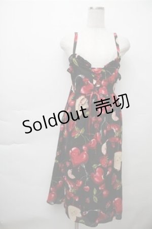 画像: MILK / ラブベリーキャミドレス  黒 S-25-11-13-039-ML-OP-HR-ZS