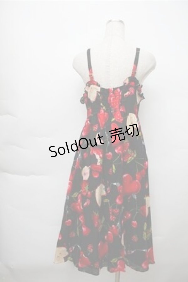 画像2: MILK / ラブベリーキャミドレス  黒 S-25-11-13-039-ML-OP-HR-ZS (2)