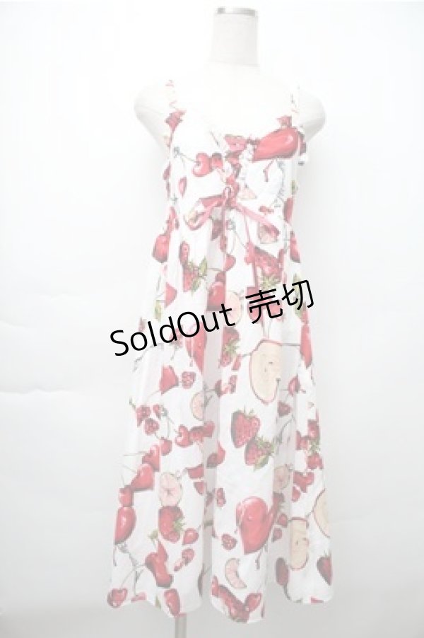 画像1: MILK / ラブベリーキャミドレス  白 S-25-11-13-040-ML-OP-HR-ZS (1)