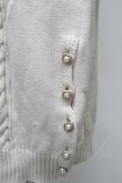 画像3: axes femme / 裾ボタンニットワンピース  アイボリー S-25-11-14-033-AX-OP-HR-ZS (3)