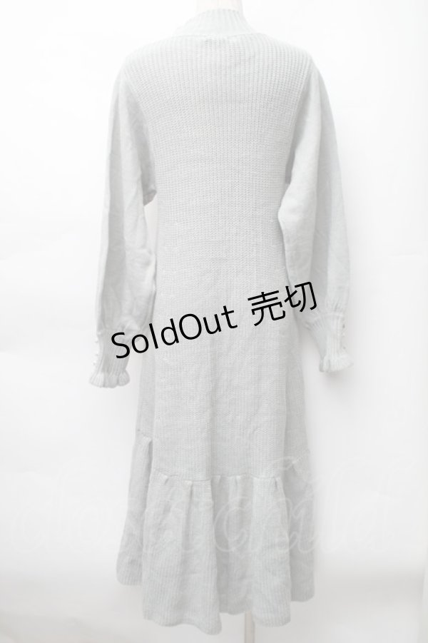 画像2: axes femme / ニットロングワンピース  ミント S-25-11-14-035-AX-OP-HR-ZS (2)