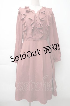 画像: axes femme / フリルワンピース   S-25-11-14-043-AX-OP-HR-ZS