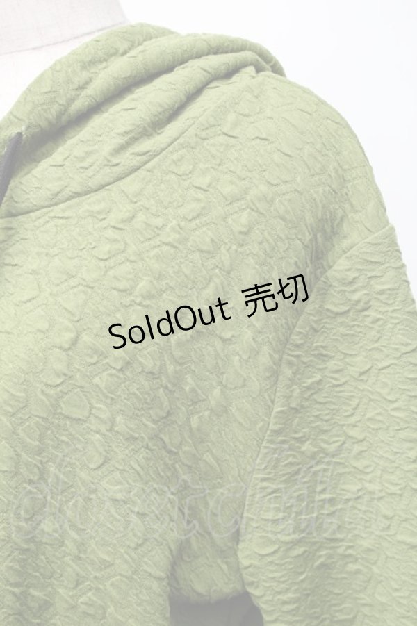 画像3: axes femme / フード付きワンピース  グリーン S-25-11-14-045-AX-OP-HR-ZS (3)