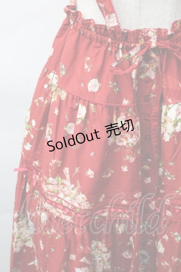 画像3: PINK HOUSE / アンジェリークローズプリントパッチワークスカート  赤 S-25-11-14-053-LO-SK-AS-ZS (3)