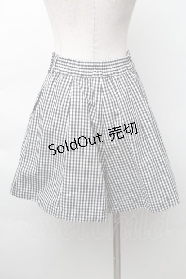 画像2: Fi.n.t / アソートフレアーショートパンツ  黒ｘ白 S-25-11-14-056-CA-PA-HR-ZS (2)