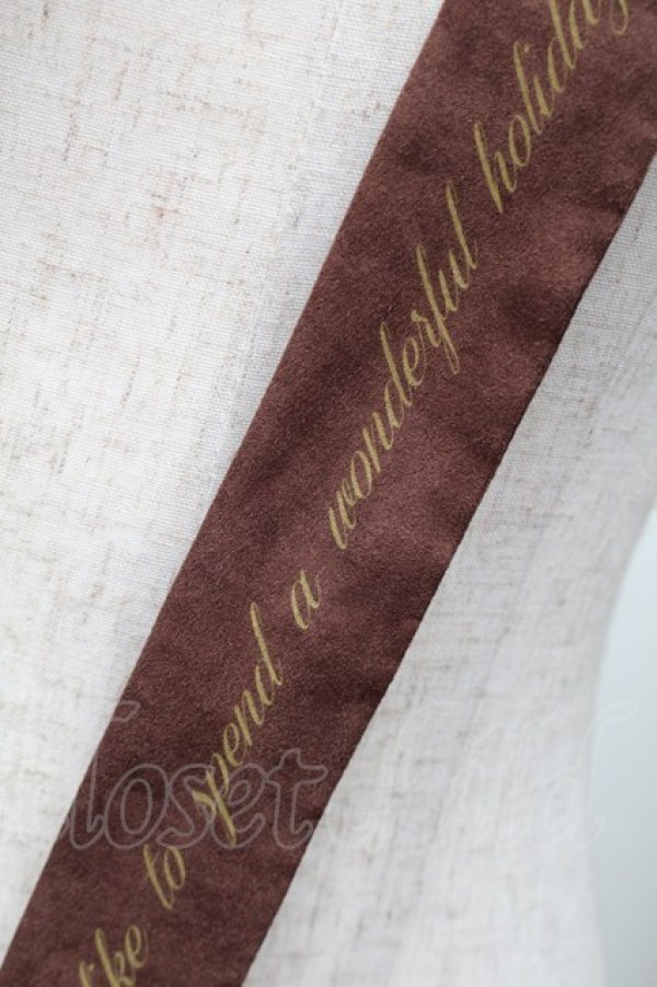 画像3: F i.n.t / ロゴリボンエコファーティペット  ブラウン S-25-11-14-012-CA-SK-HR-ZS (3)