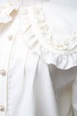 画像3: axes femme POETIQUE / フリルビッグ襟ブラウス  アイボリー S-25-11-14-016-AX-BL-HR-ZS (3)