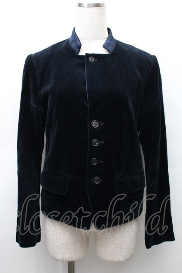 画像1: Jane Marple Dans Le Salon / 別珍ジャケット  濃紺 S-25-11-14-025-JM-JA-AS-ZS (1)