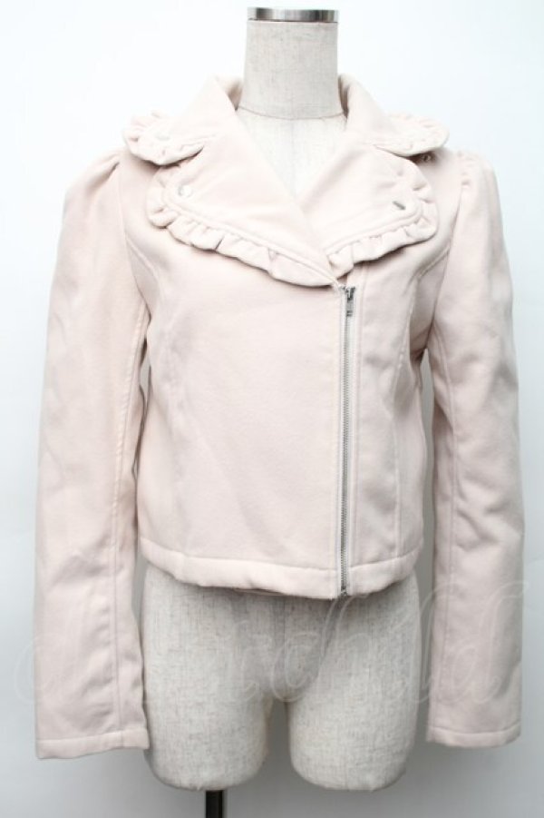 画像1: Ank Rouge / スエードジャケット  ベージュ S-25-11-14-029-CA-JA-HR-ZS (1)