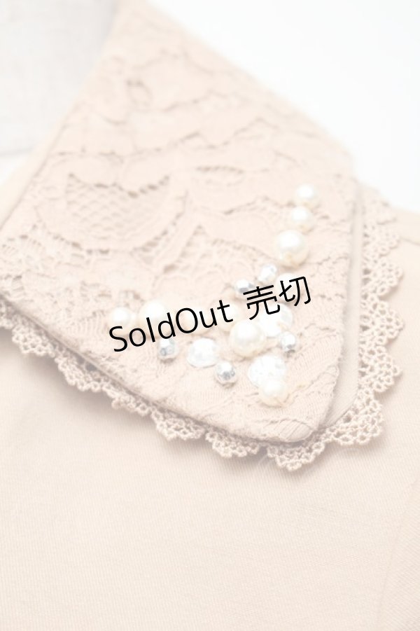 画像3: axes femme / ビジュー襟トレンチコート  ベージュ S-25-11-14-030-AX-CO-HR-ZS (3)