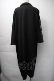 画像2: NieR Clothing / ロゴ刺繍ロングコート  黒 S-25-11-16-037-PU-CO-HR-ZS (2)