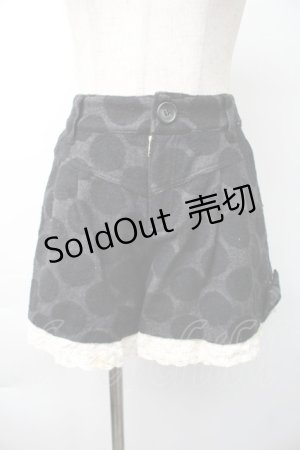 画像: Emily Temple cute / ドットパンツ  グレーｘ黒 S-25-11-16-053-ET-PA-AS-ZS