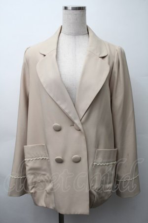 画像: Ank Rouge / レースジャケット  ベージュ S-25-11-16-012-CA-JA-HR-ZS