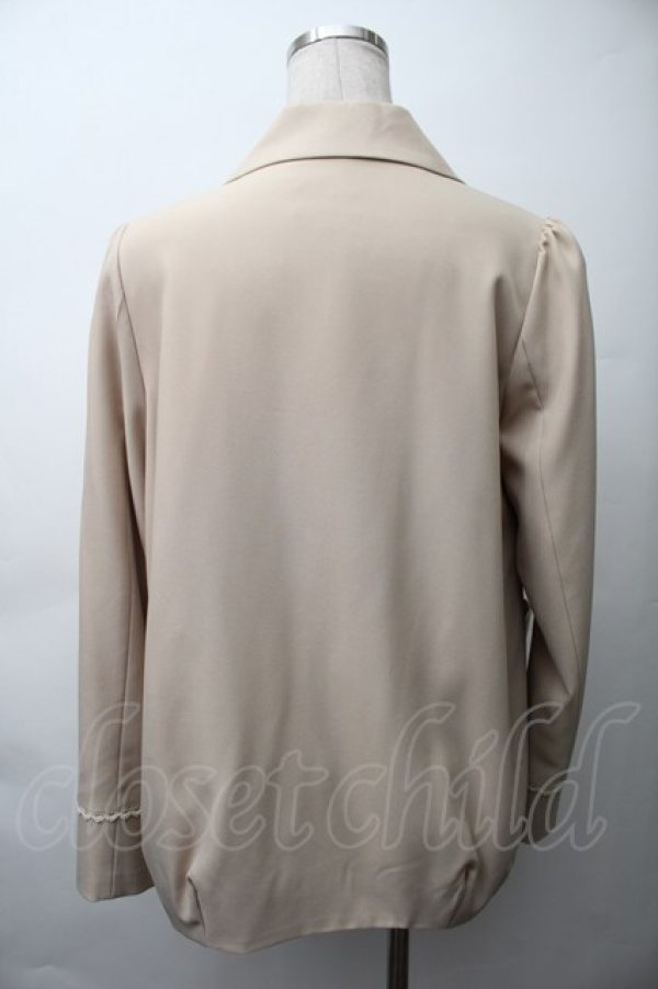 画像2: Ank Rouge / レースジャケット  ベージュ S-25-11-16-012-CA-JA-HR-ZS (2)