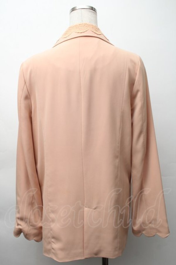 画像2: LIZ LISA / レースリボンボタンジャケット  ベージュ S-25-11-16-013-LO-JA-HR-ZS (2)