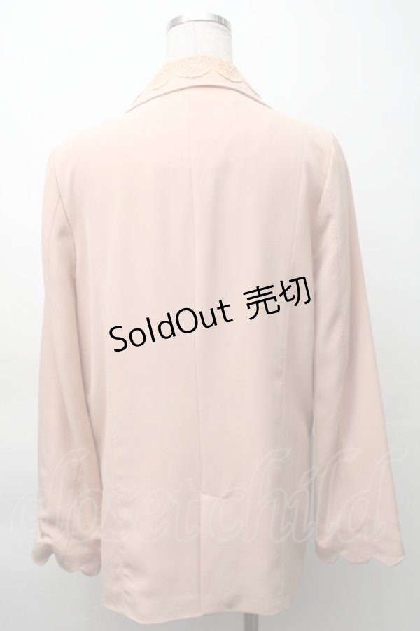 画像2: LIZ LISA / レースリボンボタンジャケット  ベージュ S-25-11-16-013-LO-JA-HR-ZI (2)