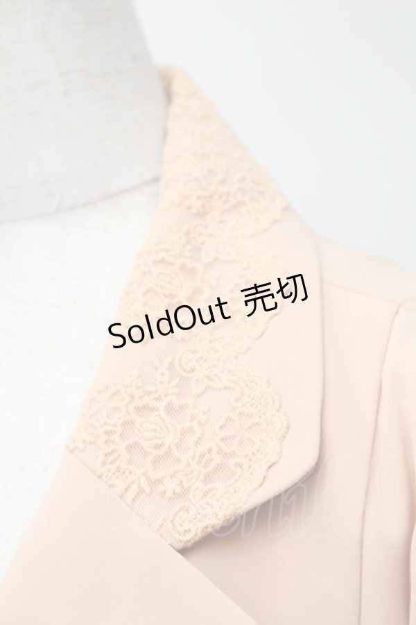 画像3: LIZ LISA / レースリボンボタンジャケット  ベージュ S-25-11-16-013-LO-JA-HR-ZI (3)