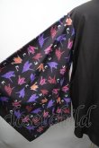 画像3: NieR Clothing / 着物風袖ブロッキングシャツ【折鶴】  黒 S-25-11-16-020-PU-BL-HR-ZS (3)