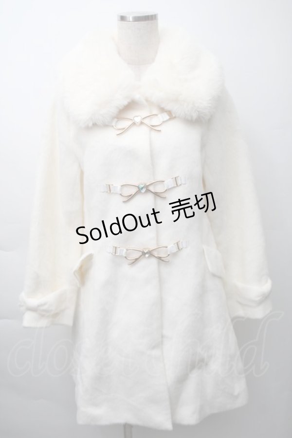 画像1: LIZ LISA / パールリボンビットコート  オフ S-25-11-16-029-LO-CO-AS-ZS (1)