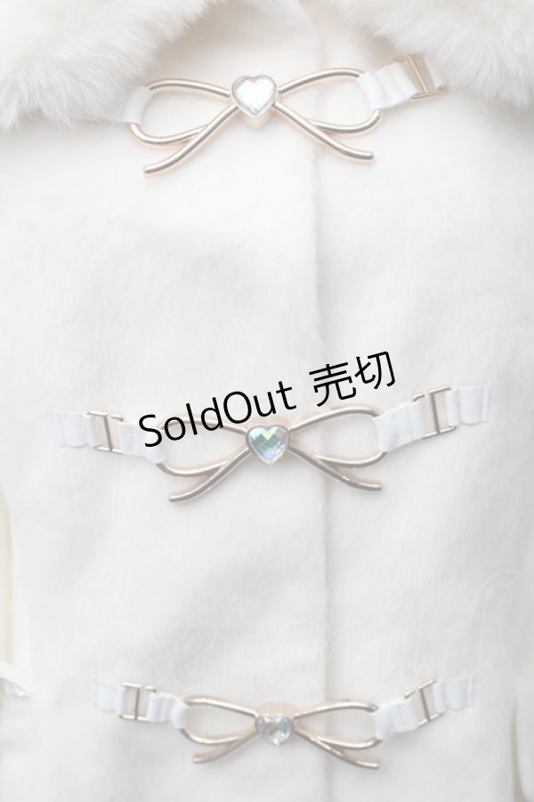 画像3: LIZ LISA / パールリボンビットコート  オフ S-25-11-16-029-LO-CO-AS-ZS (3)