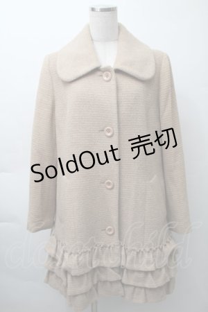 画像: PINK HOUSE / ティアードコート  ベージュ S-25-11-16-030-LO-CO-AS-ZS