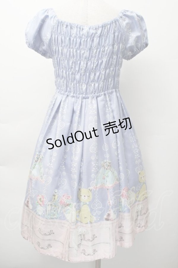 画像2: Emily Temple cute / シャンブルパフワンピース  パープル S-25-11-18-046-ET-OP-HR-ZS (2)