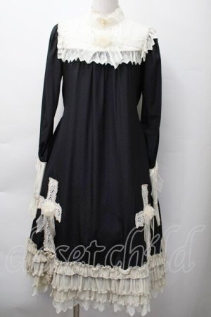 画像: BABY,THE STARS SHINE BRIGHT / MariaのSisterワンピース  黒 S-25-11-18-048-BA-OP-HR-ZS