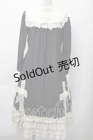 画像: BABY,THE STARS SHINE BRIGHT / MariaのSisterワンピース  黒 S-25-11-18-048-BA-OP-HR-ZS