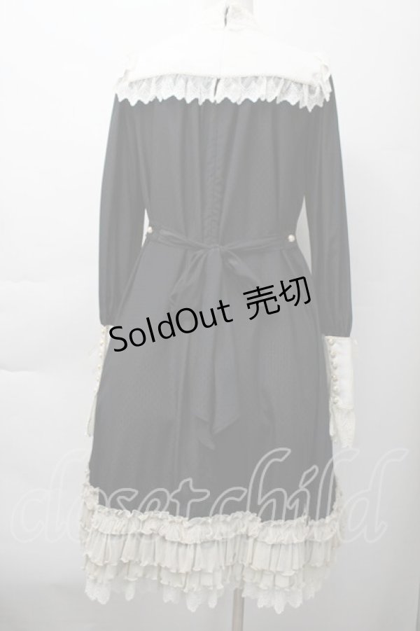 画像2: BABY,THE STARS SHINE BRIGHT / MariaのSisterワンピース  黒 S-25-11-18-048-BA-OP-HR-ZS (2)