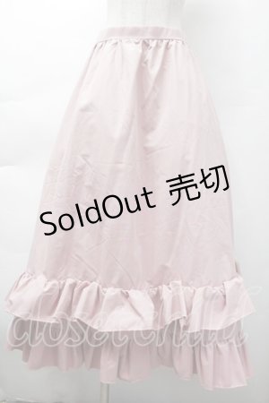 画像: FLC / 皆方由衣コラボ/ティアードスカート L ピンク S-25-11-18-053-LO-SK-HR-ZS