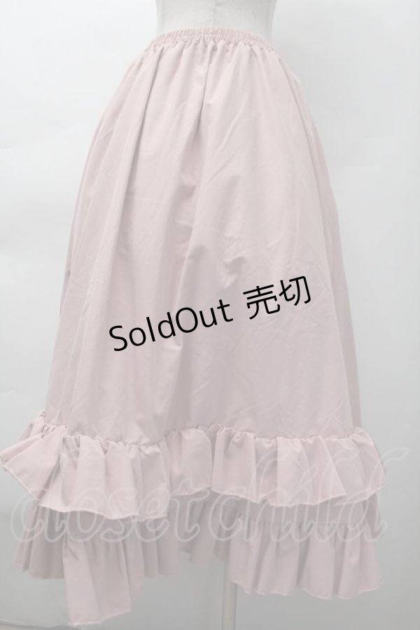 画像2: FLC / 皆方由衣コラボ/ティアードスカート L ピンク S-25-11-18-053-LO-SK-HR-ZS (2)