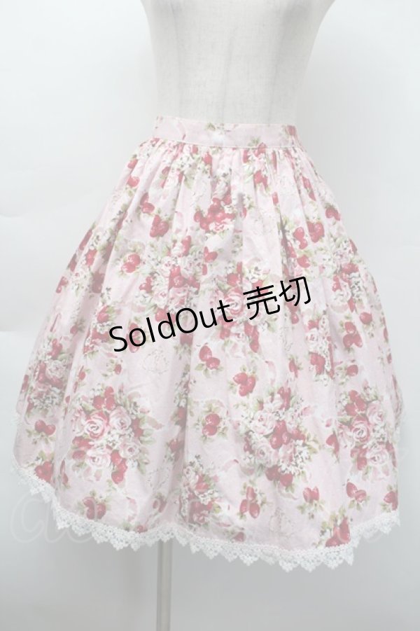 画像1: BABY,THE STARS SHINE BRIGHT / シュガーブーケスカート  ピンク S-25-11-18-054-BA-SK-HR-ZS (1)