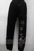 画像2: NieR Clothing / プリント裏起毛スウェットパンツ  黒 S-25-11-18-058-PU-PA-HR-ZS (2)
