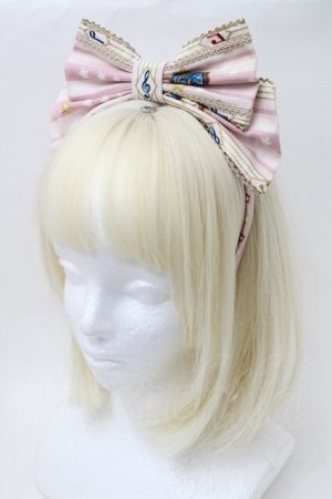画像: Angelic Pretty / TOY HARMONYカチューシャ  ピンク S-25-11-18-006-AP-AC-HR-ZS