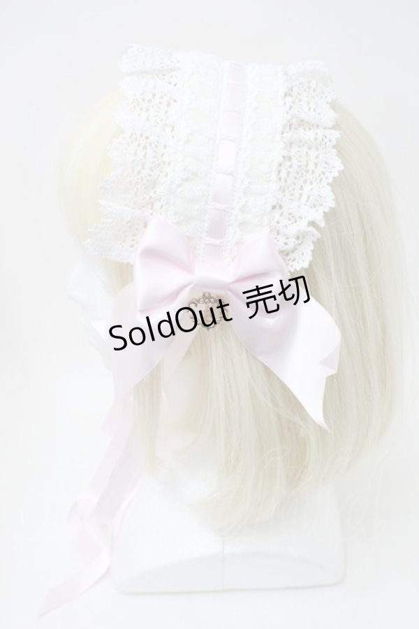 画像3: BABY,THE STARS SHINE BRIGHT / Bouquet blancヘッドドレス  白ｘピンク S-25-11-18-012-BA-JA-HR-ZS (3)