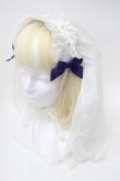 画像1: Angelic Pretty / シスターベールヘッドドレス  白ｘ青 S-25-11-18-013-AP-ZA-HR-ZS (1)