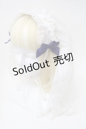 画像: Angelic Pretty / シスターベールヘッドドレス  白ｘ青 S-25-11-18-013-AP-ZA-HR-ZS