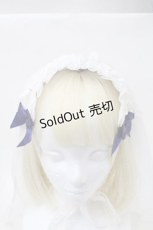 画像3: Angelic Pretty / シスターベールヘッドドレス  白ｘ青 S-25-11-18-013-AP-ZA-HR-ZS (3)