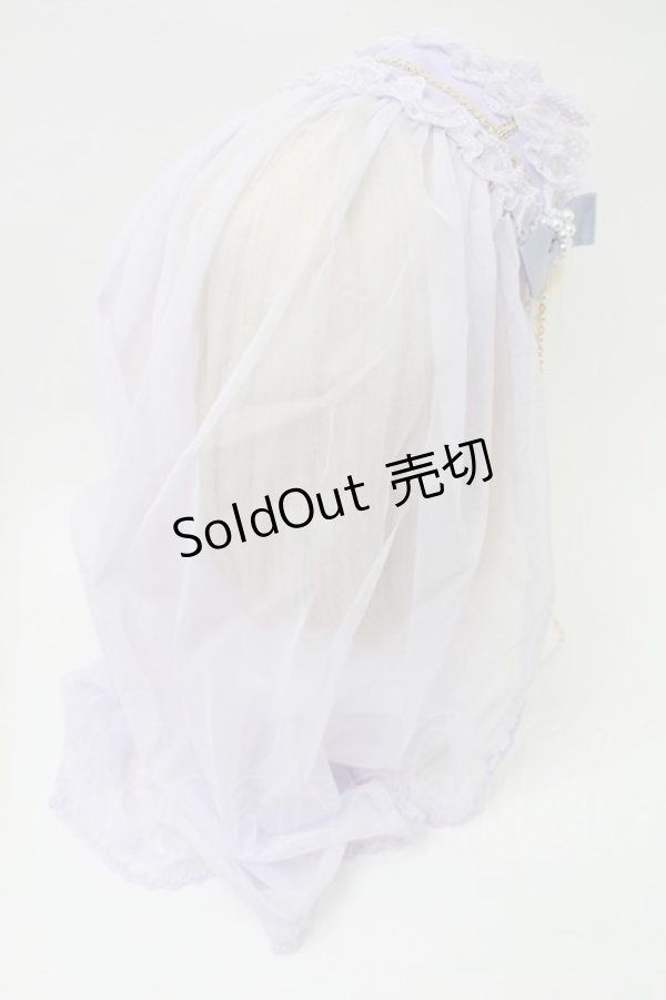 画像2: Angelic Pretty / Holy Theaterベール付ヘッドドレス  ラベンダー S-25-11-18-014-AP-AC-HR-ZS (2)