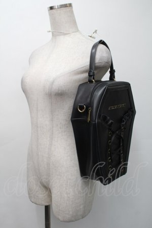 画像: ATELIER PIERROT / "Nocturnal Grave" Vampire's Coffin Bag バッグ  黒 S-25-11-18-015-EL-BG-HR-ZS