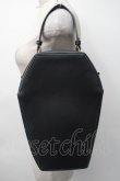 画像4: ATELIER PIERROT / "Nocturnal Grave" Vampire's Coffin Bag バッグ  黒 S-25-11-18-015-EL-BG-HR-ZS (4)